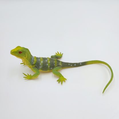 Figurină plastic șopârlă Iguana verde