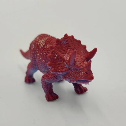 Dinozaur Pentaceraptos roșu din plastic - figurină animale preistorice Jurassic - imagine 3