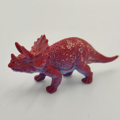 Dinozaur Pentaceraptos rosu, din plastic - figurina animale preistorice Jurasic