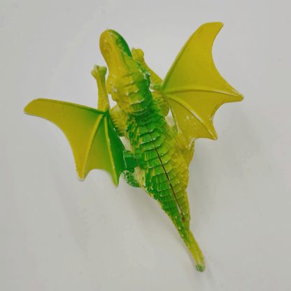 Dragon de jucărie, din plastic, cu aripi mobile - imagine 2