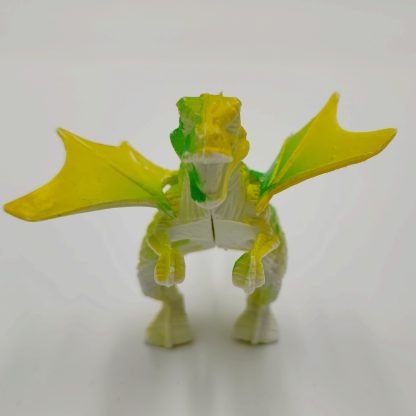 Dragon de jucărie, din plastic, cu aripi mobile - imagine 3