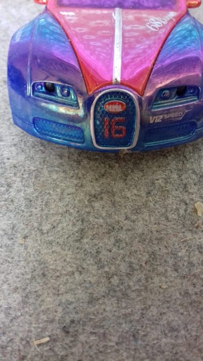 V12 Speed Racer – Shiny Color-Changing Sports Car with Number 16 – High-Speed Toy for Kids!