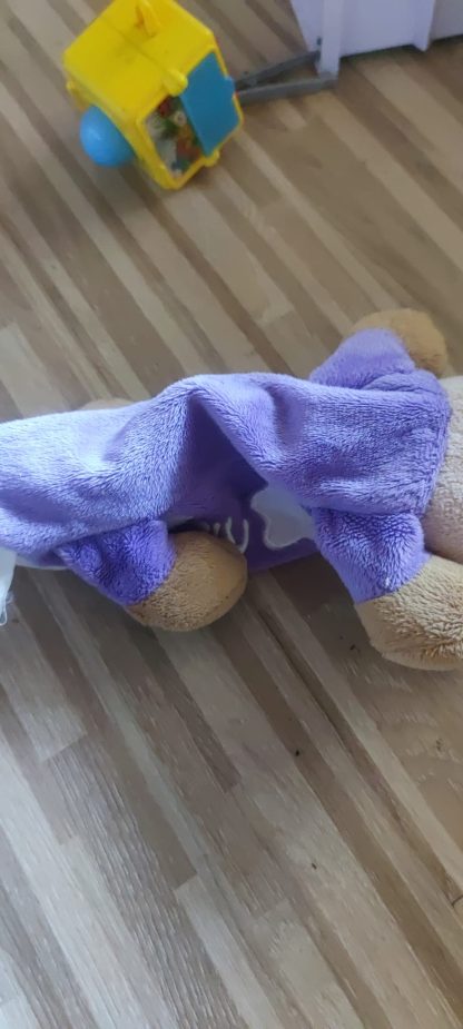 🟣 Cute Purple Plush Cow – Pencil Case with Zipper - imagine 2