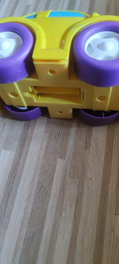 🟡 Baby Yellow Car – Safe Plastic Toy for Infants - imagine 4