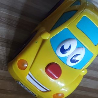 🟡 Baby Yellow Car – Safe Plastic Toy for Infants